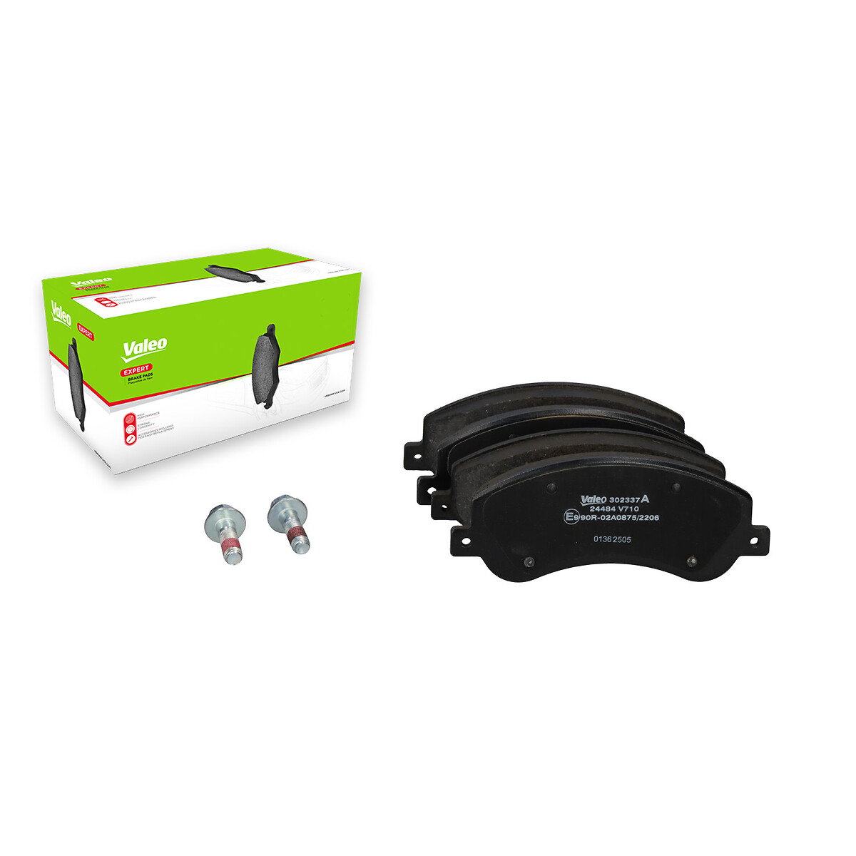 Jeu de 4 plaquettes de frein VALEO ref. 302337A